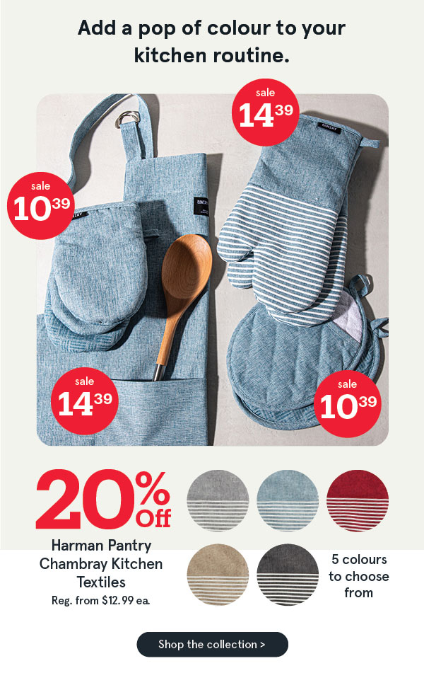 Harman Pantry Chambray - 20% OFF