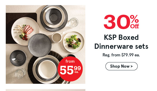Dinnerware Sets - 30% OFF