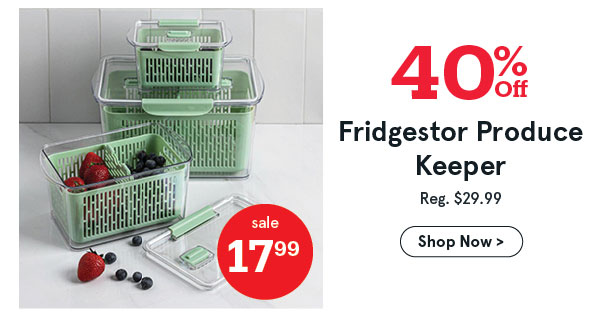 Fridgestore Produce Keeper - 40% OFF