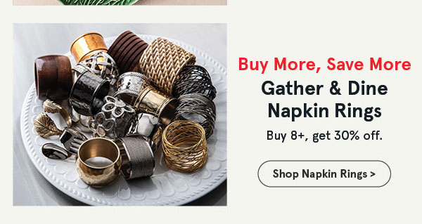 Gather & Dine Napkin Rings