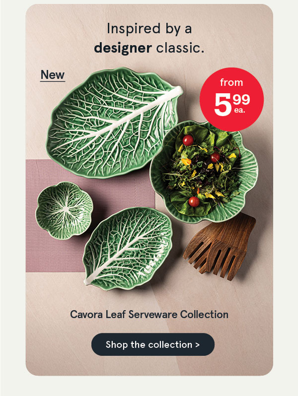 Cavora Leaf Serveware 