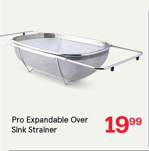 Punch Expandable Over Sink Strainer (Stainless Steel)