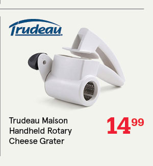 Trudeau Maison Rotary Cheese Grater (White)