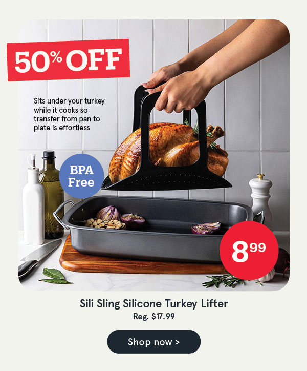 KSP Sili Sling Silicone Turkey Lifter (Black)