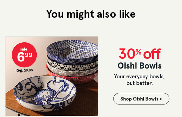 30% off Oishi Bowls