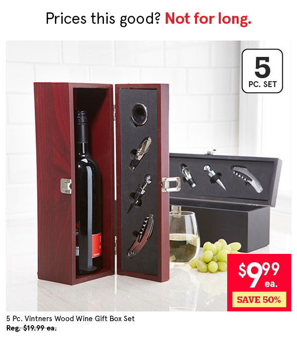 KSP Vintners Wine Box Set - Rosewood