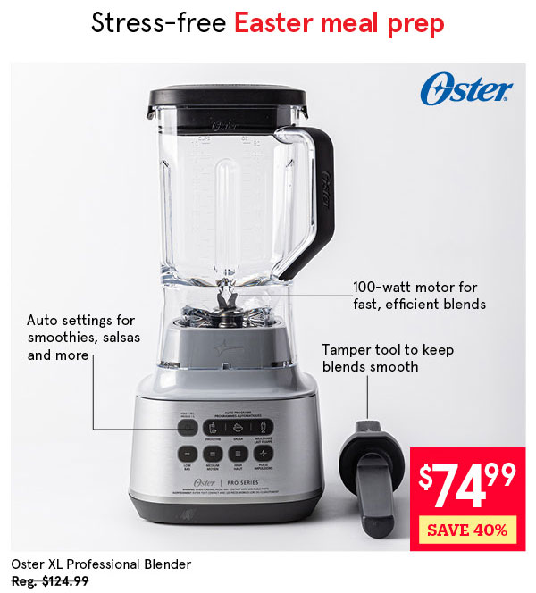  Oster XL Professional Performance Blender (9-Cup)