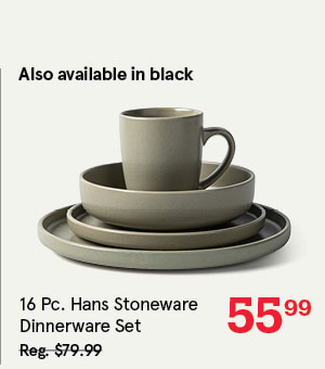 Hans Stoneware Dinnerware - Set of 16 