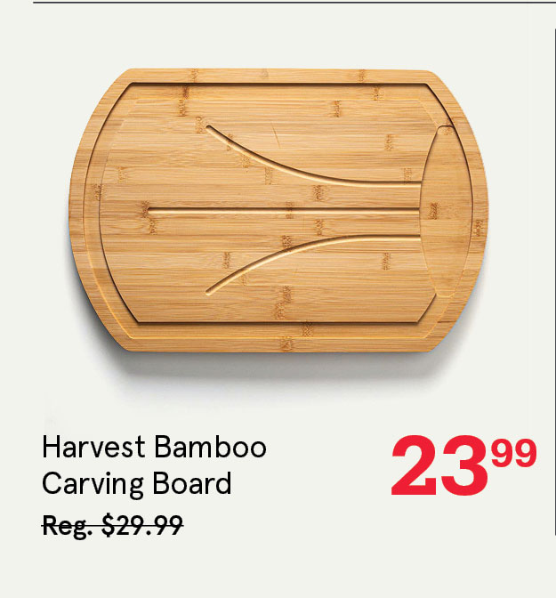 KSP Harvest Bamboo Carving Board (Natural)