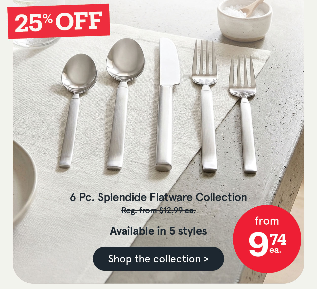 Splendide Flatware - 25% OFF