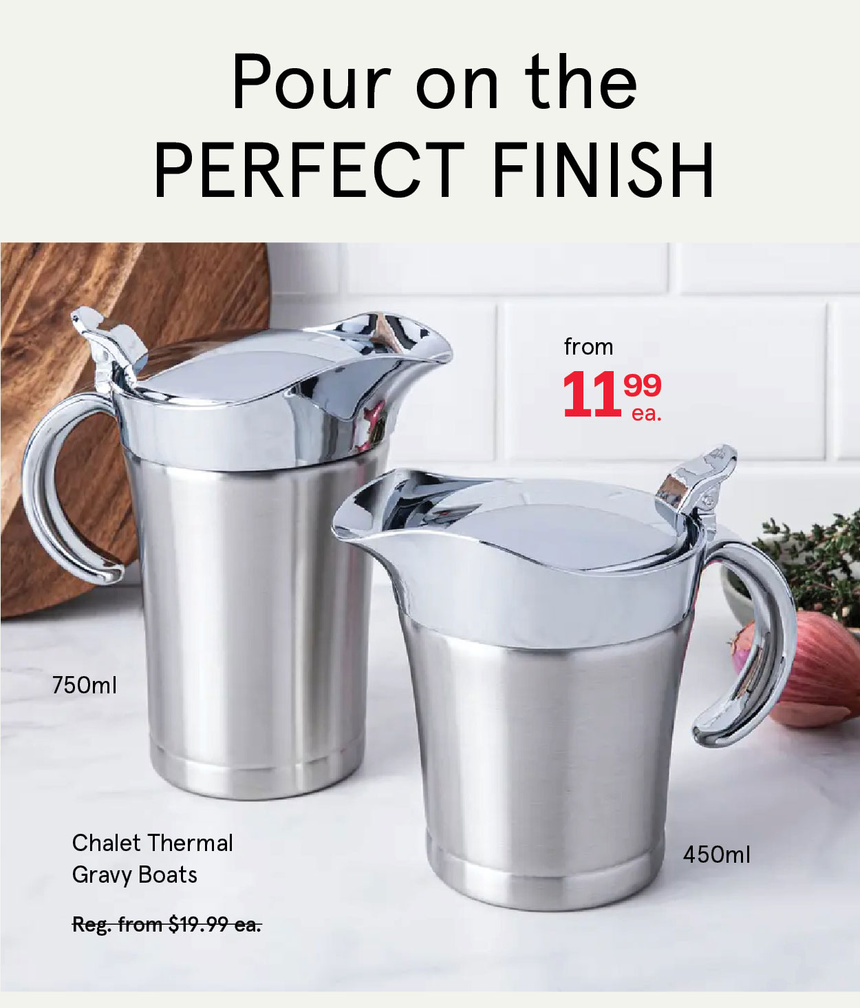 Chalet Thermal Gravy Boat 