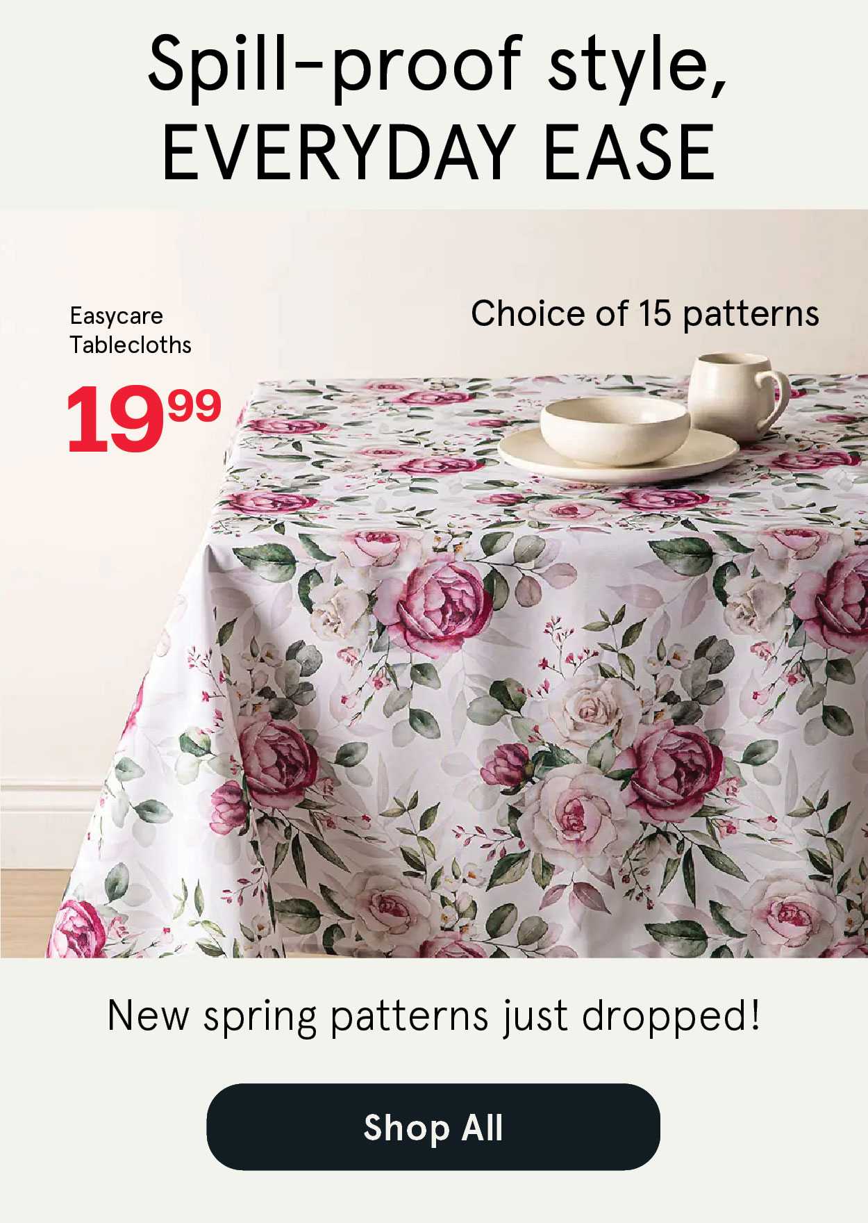 Easycare Tablecloths