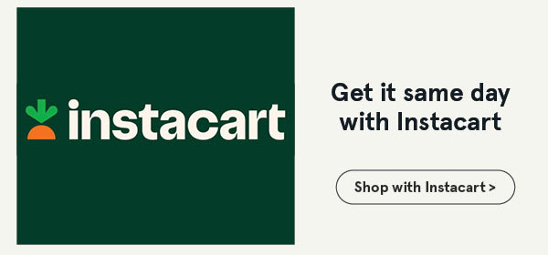 Get it same day with Instacart
