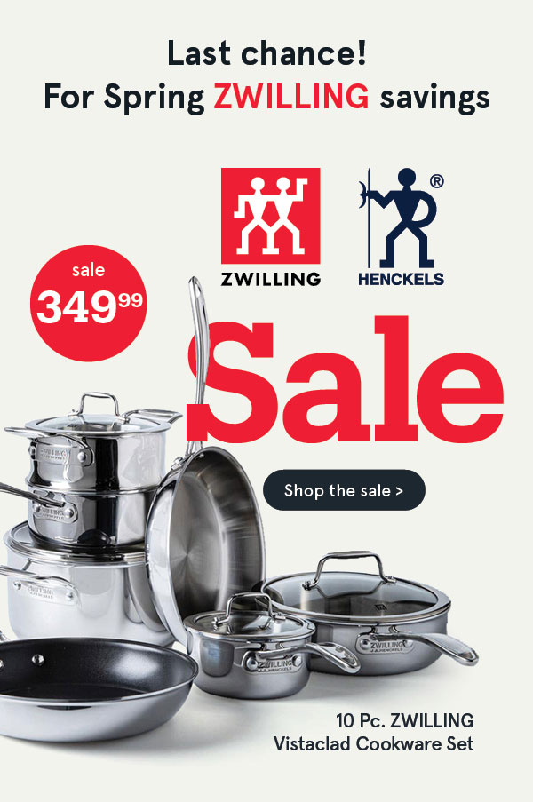 Last Day - Zwilling Sale