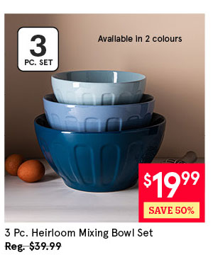 Heirloom 'Faceted' Mixing Bowl - Set of 3 