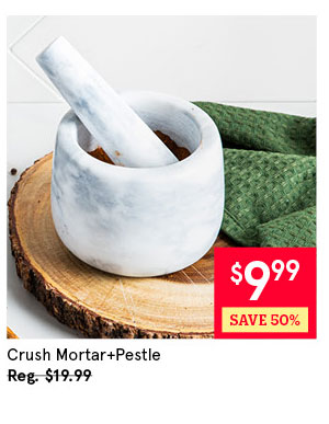 Crush 'Marble' Mortar and Pestle - Large