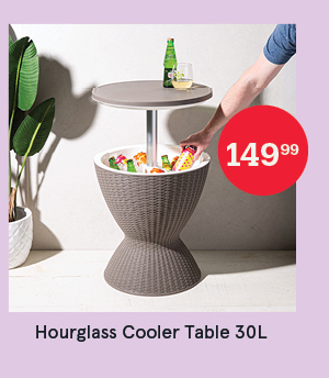 Hourglass Cooler Table 30L