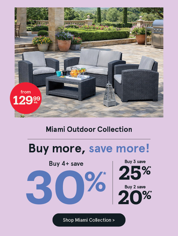 Miami Outdoor Seating Collection