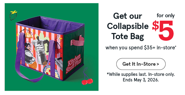 Tota 'Collapsible' Shopping Tote Box Bag only for $5