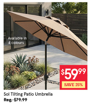Sol Tilting Patio Umbrella