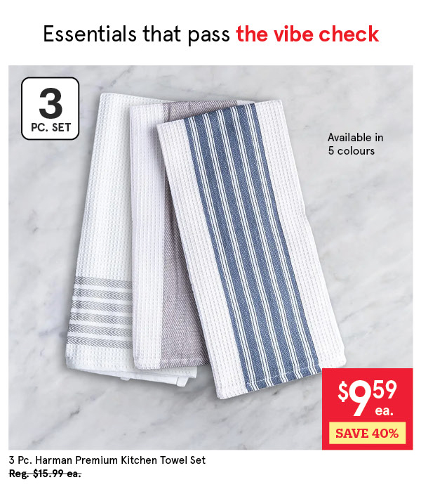 Harman Premium Quality Cotton Kitchen Towels