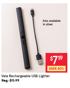 Vela Rechargeable USB Lighter