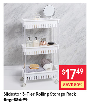 Slidestor '3-Tier' Rolling Storage Rack