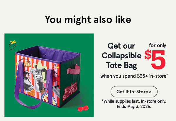 Tota 'Collapsible' Shopping Tote Box Bag