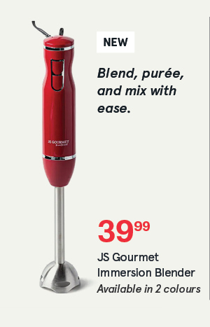 JS Gourmet Immersion Blender (Red)