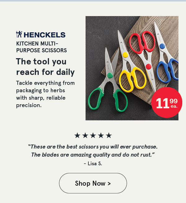 Henckels Kitchen Elements Brights Multi Purpose Scissors