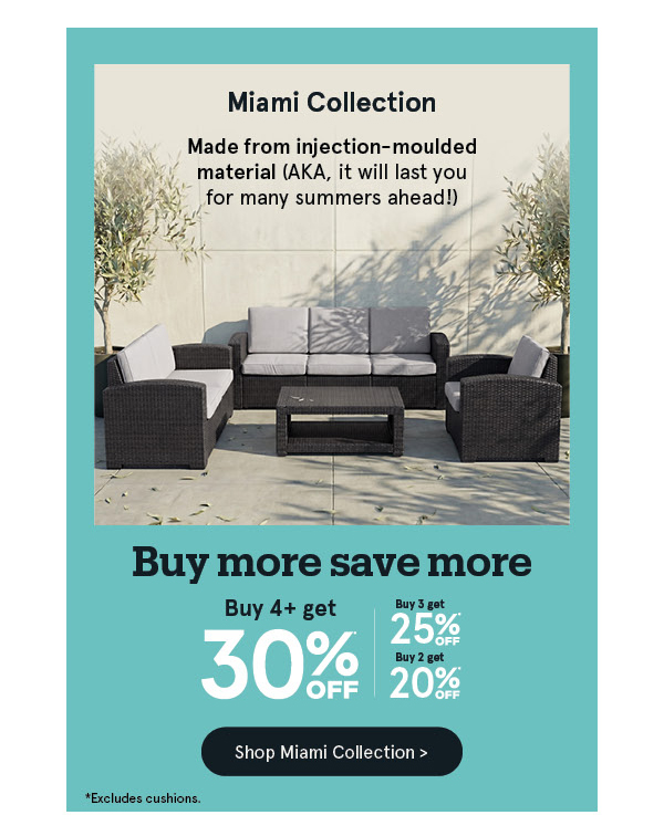 Miami Outdoor Seating Collection