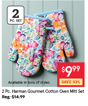 HARMAN GOURMET OVEN MITTS
