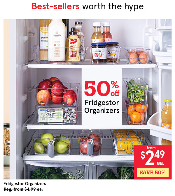 FRIDGESTOR FRIDGE ORGANIZERS