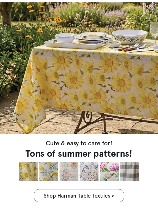 Harman Printed Table Textiles