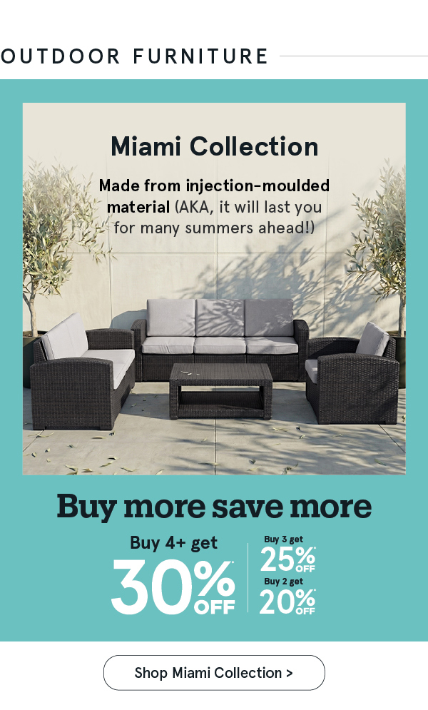 Miami Outdoor Seating Collection