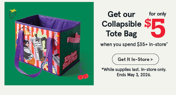 Tota 'Collapsible' Shopping Tote Box Bag only $5