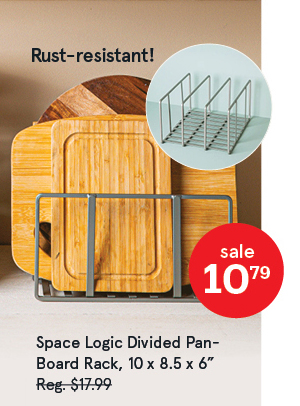 Space Logic Divided Pan-Board Rack