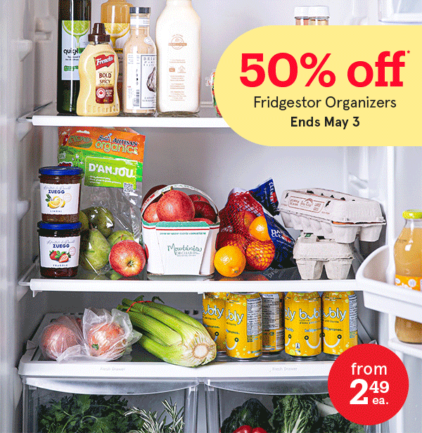 Fridgestor 50% Off*