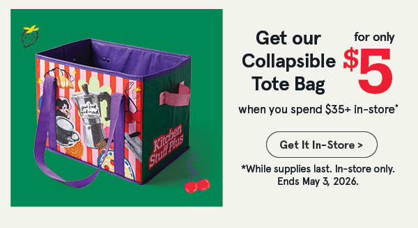 Tota 'Collapsible' Shopping Tote Box Bag only $5