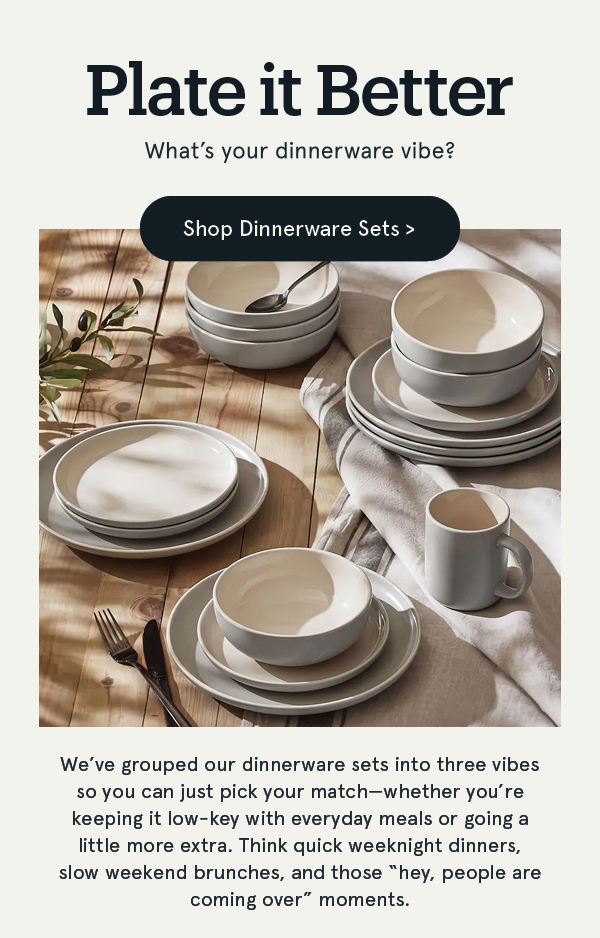 Dinnerware Sets