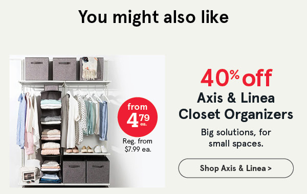 Axis & Linea 40% off