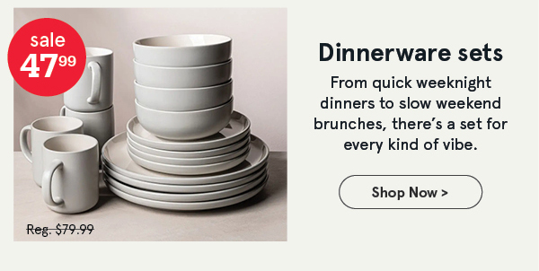 Dinnerware Sets