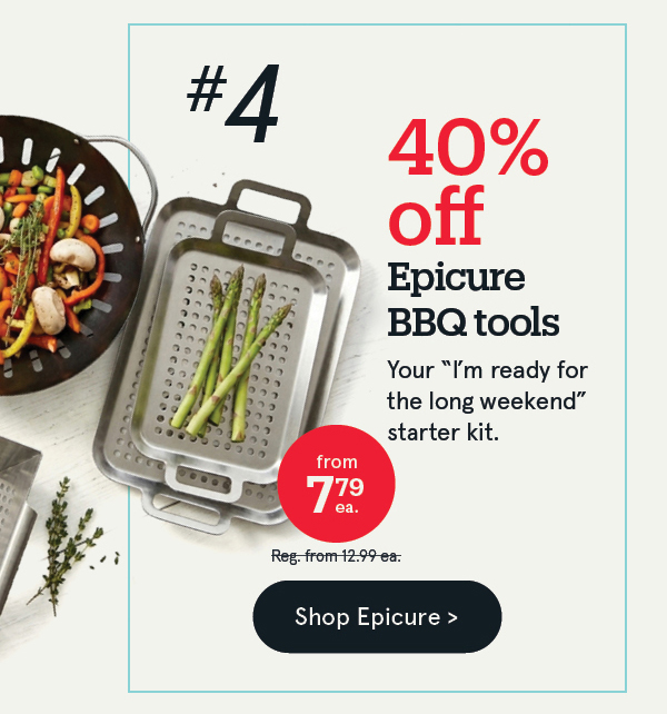 Epicure BBQ 40% off