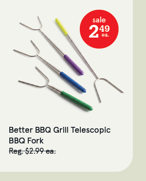 Better BBQ Grill Telescopic BBQ Fork
