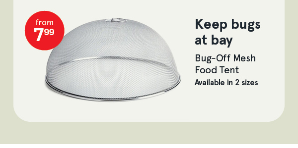 Bug-Off Mesh Food Tent