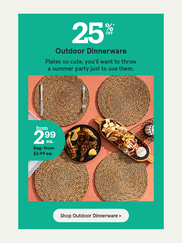 Outdoor Dinnerware