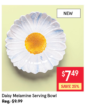 KSP DAISY MELAMINE SERVING BOWL 12.4" DIA. MULTI COLOUR