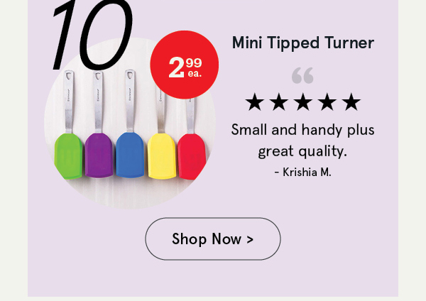 Danesco Mini Silicone Tipped Turner