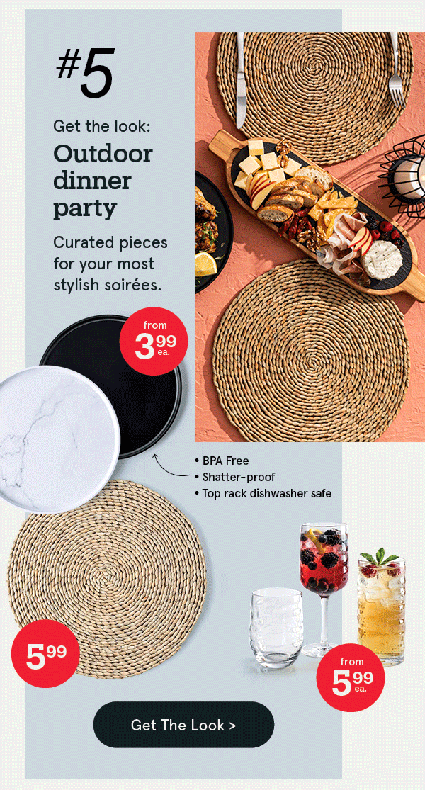 Get the Look: Outdoor Dinner Party