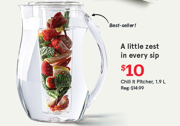 Chill It Pitcher 3pc. 1.9L